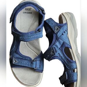 Earth Origins Higgins Halton Sport Suede, Bleu Marine Size 8.5